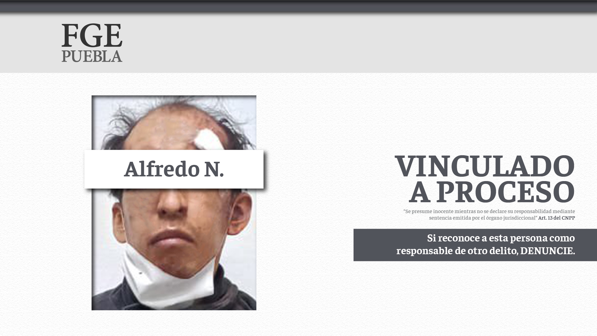 Por golpear e intentar asesinar a su vecina en Puebla detienen a Alfredo