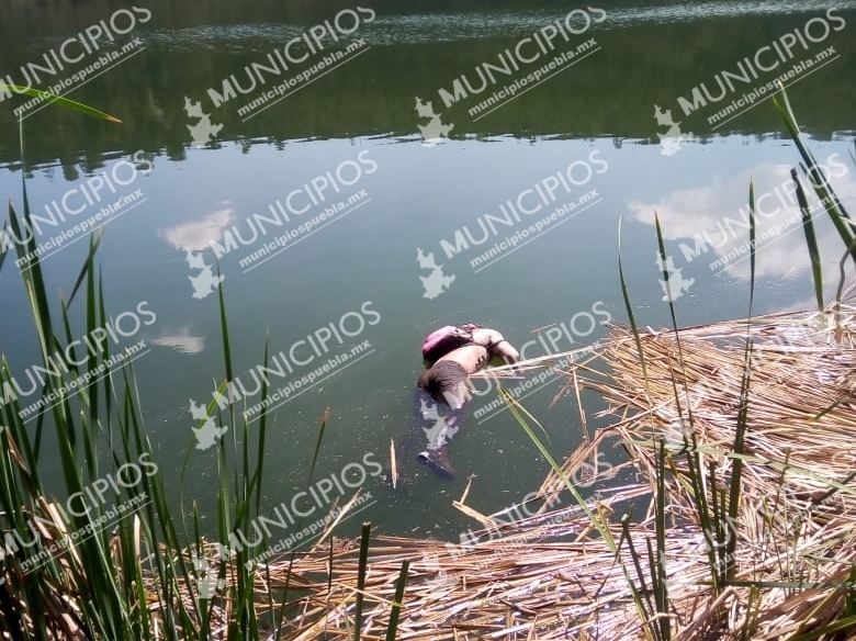 Flotando y sin vida, lo encontraron en laguna de Aljojuca