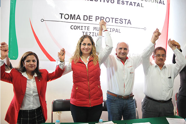 Anuncia Allende respaldo a comités municipales del PRI