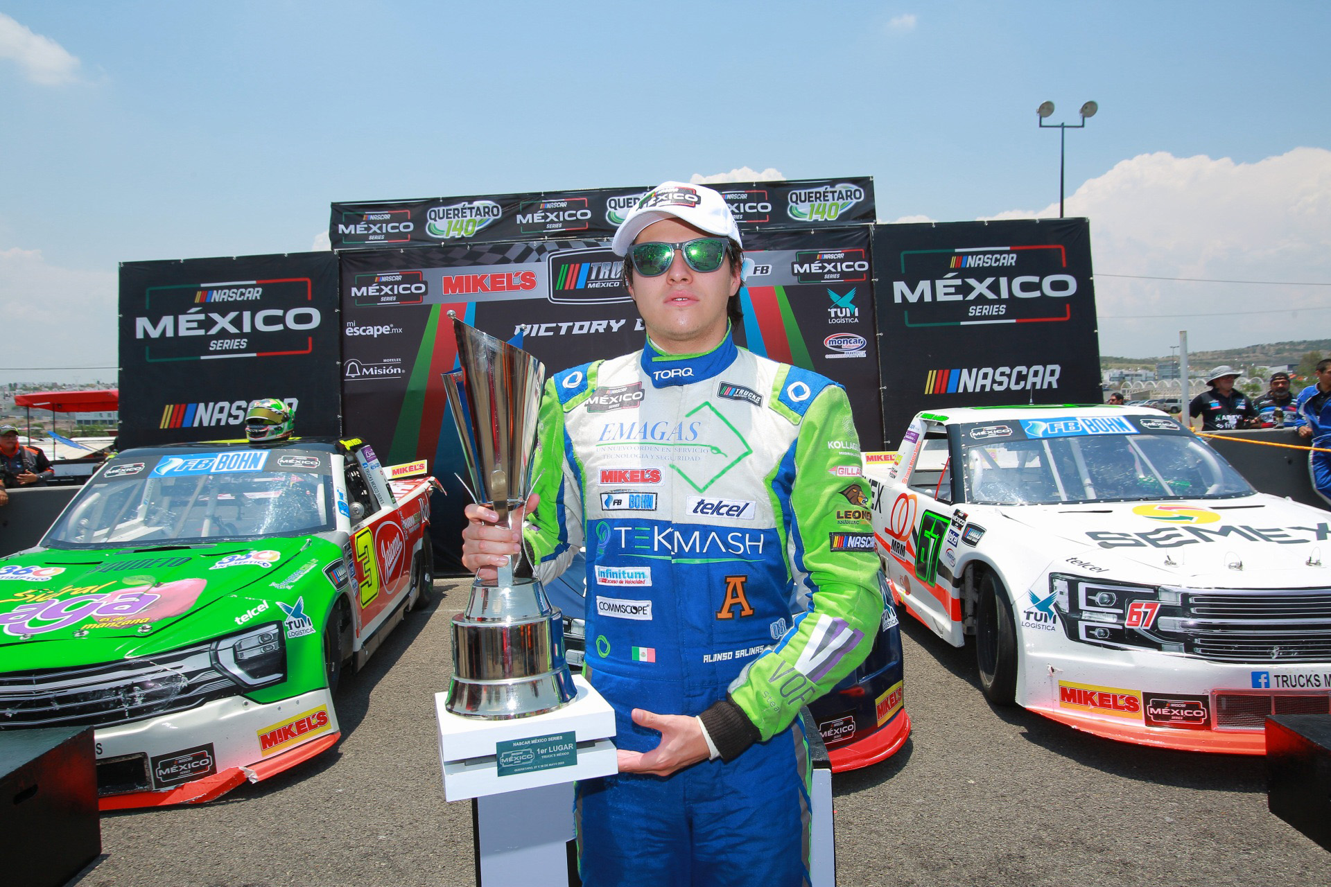 En Querétaro, Alonso Salinas tomó la victoria en Trucks México Series