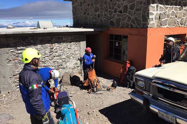 Un resbalón en zona de hielo originó la muerte del alpinista