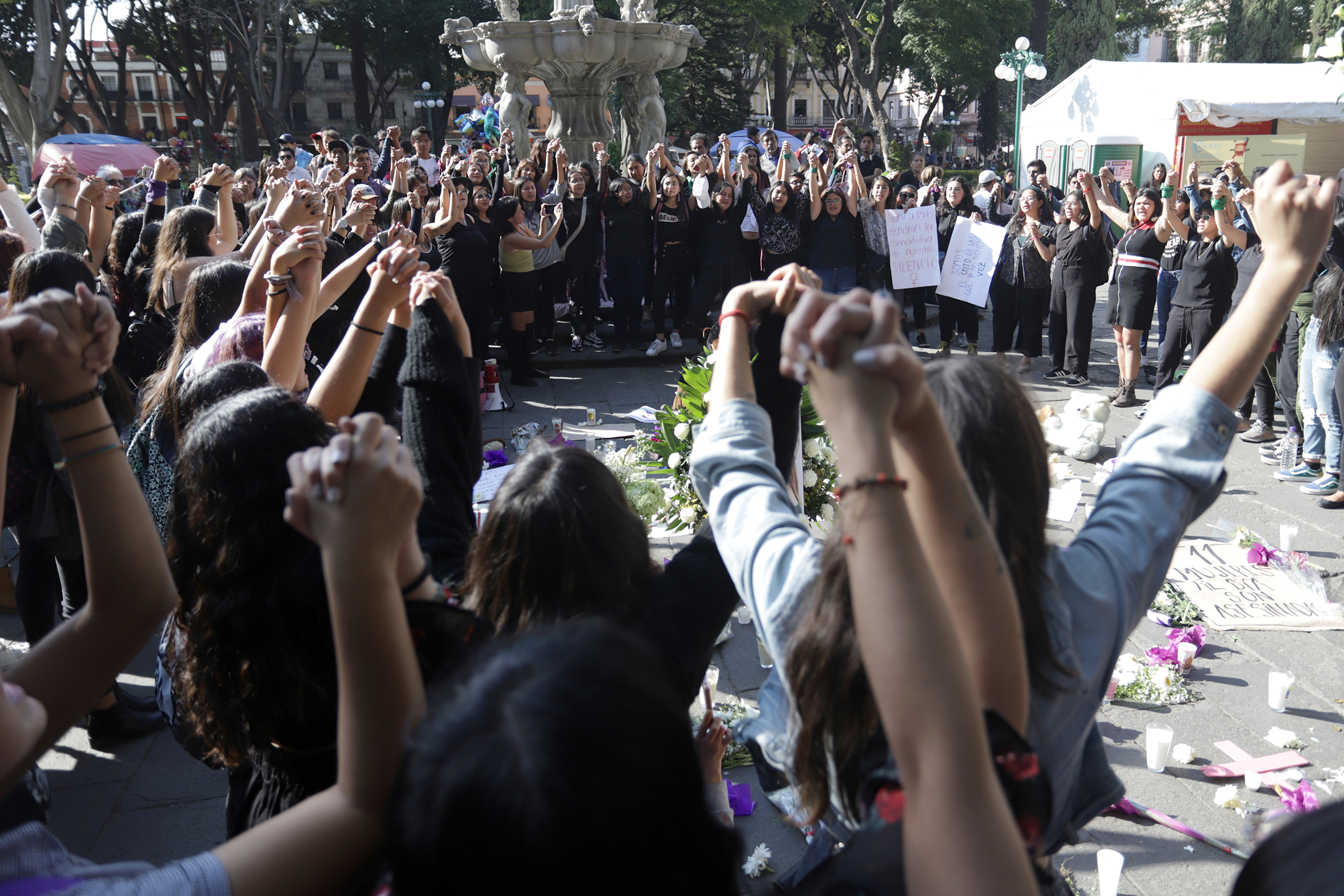 Poblanas se suman a la exigencia de justicia para Ingrid