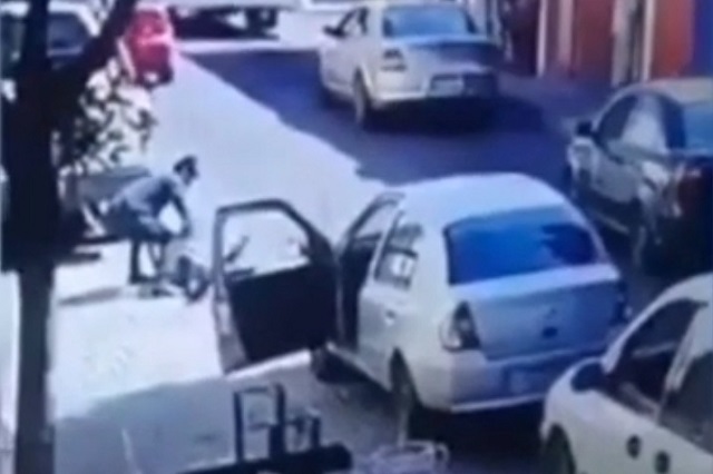 Capta video el asesinato de un automovilista en barrio de La Luz