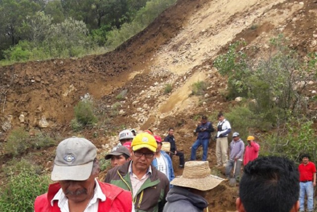 Cae alud de tierra sobre trabajador de una mina en el Seco