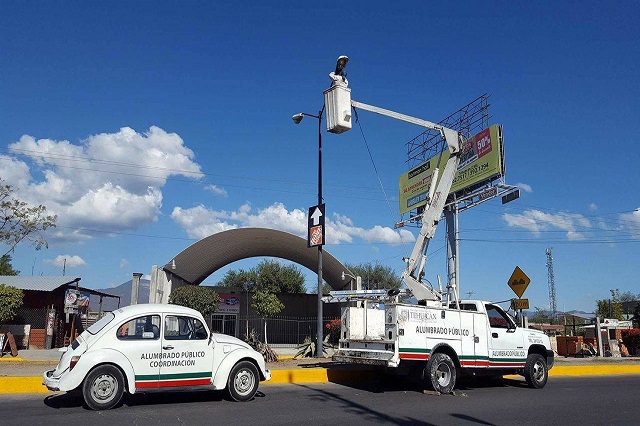 Sancionarán en Tehuacán a particulares que reparen alumbrado público