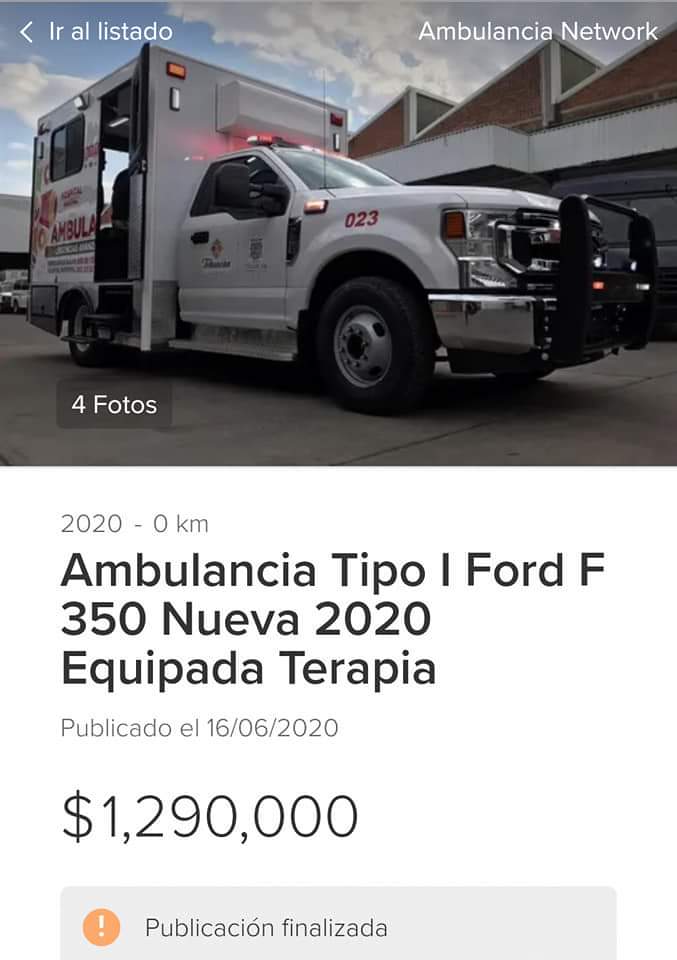 Desmienten que ambulancia del hospital municipal de Tehuacán esté en venta