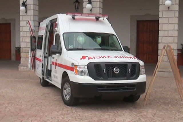 Cruz Roja tiene nueva ambulancia en delegación Zacapoaxtla