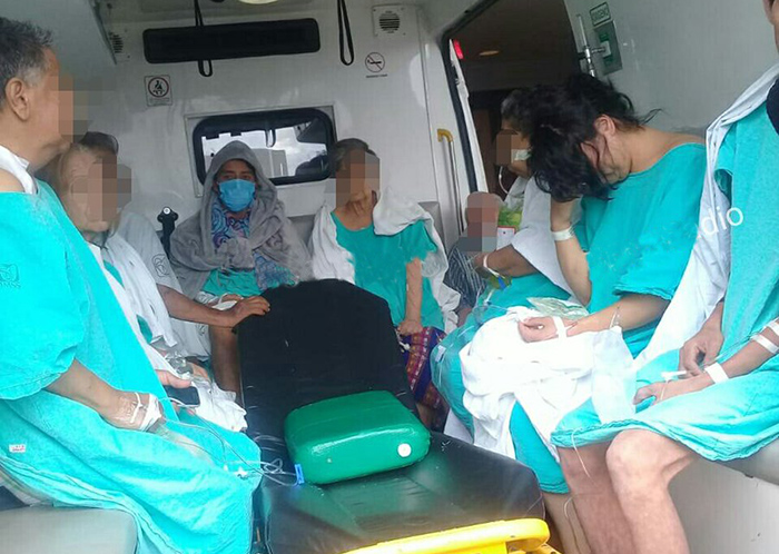 En una ambulancia IMSS La Margarita traslada hasta 10 enfermos