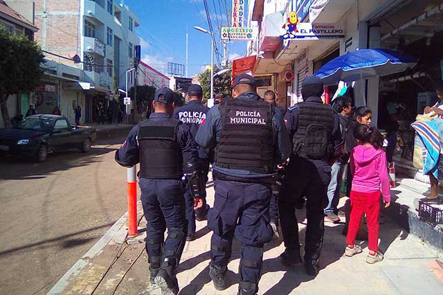 Continúa la detención de comerciantes ambulantes en Tehuacán