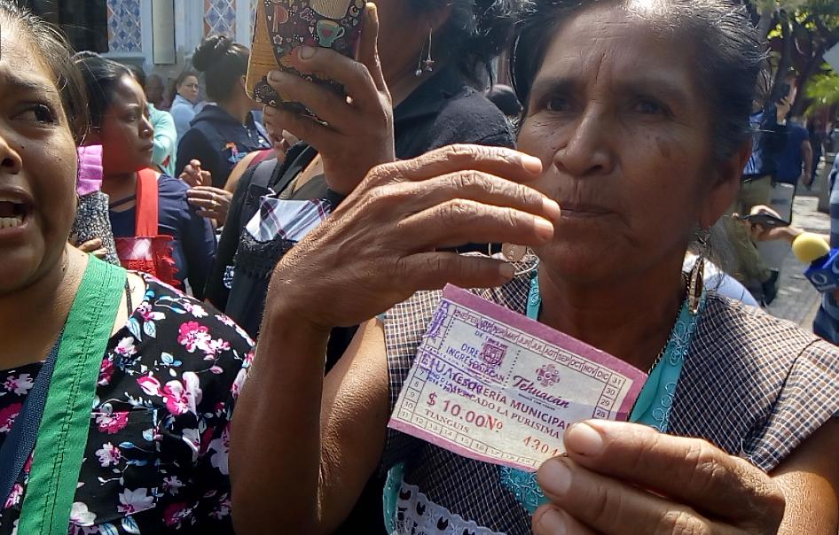 Continuarán operativos contra ambulantes en Tehuacán