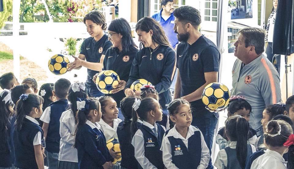 Dona Club América para reconstruir preescolar en Izúcar