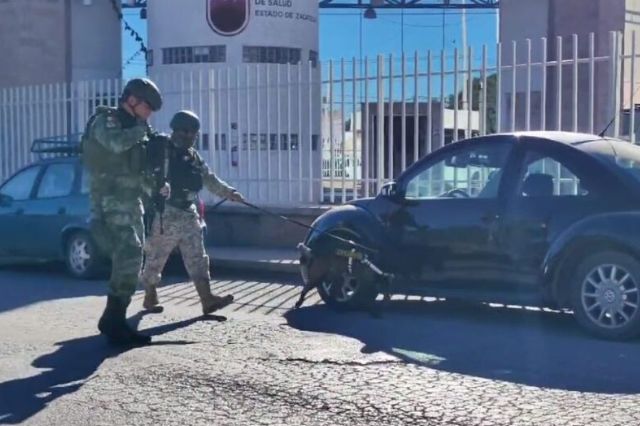 Amenaza de explosivos desata operativo en el Laboratorio de Salud Pública en Zacatecas