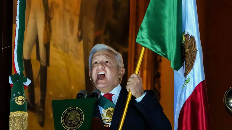 Sexto y último Grito de Independencia de López Obrador