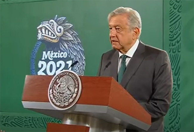 AMLO evoluciona satisfactoriamente de su contagio de covid: Segob