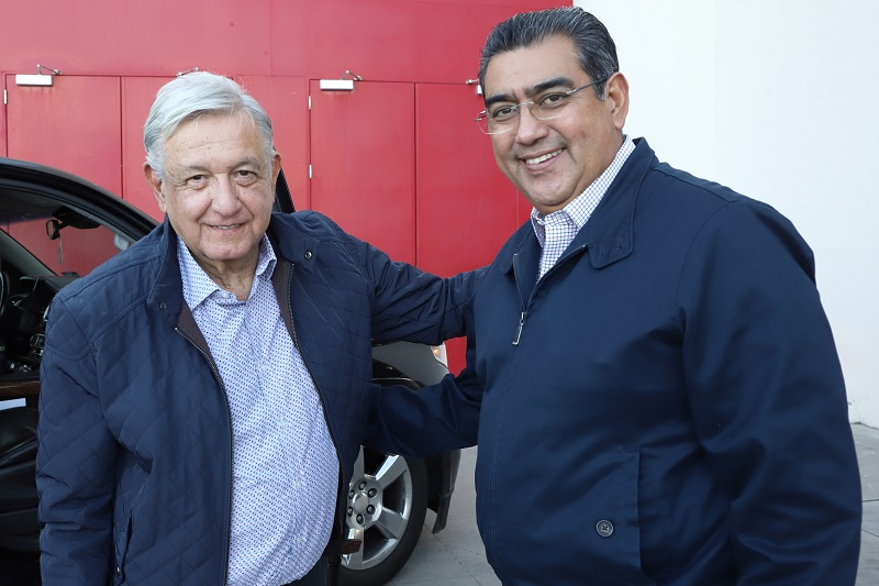 Cabildea Céspedes con AMLO obras de movilidad, educación y seguridad