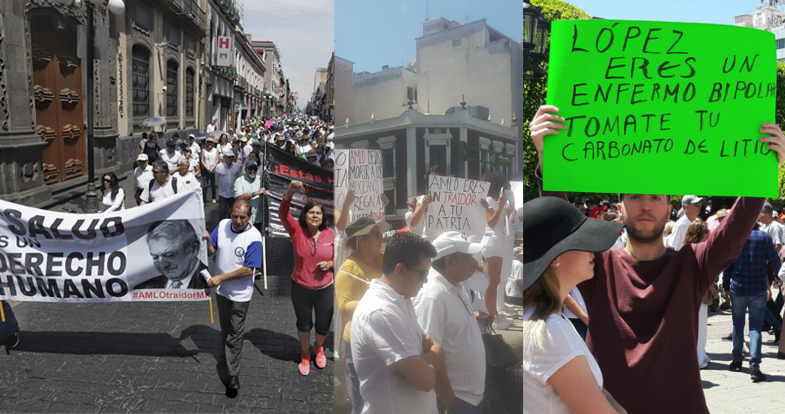 Convocan a megamarcha contra AMLO por 1er informe de gobierno