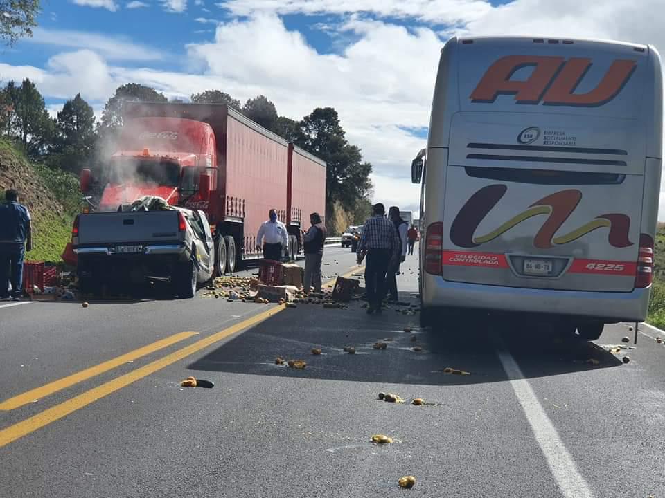 Queda gravemente herido tras accidente en la Amozoc-Perote