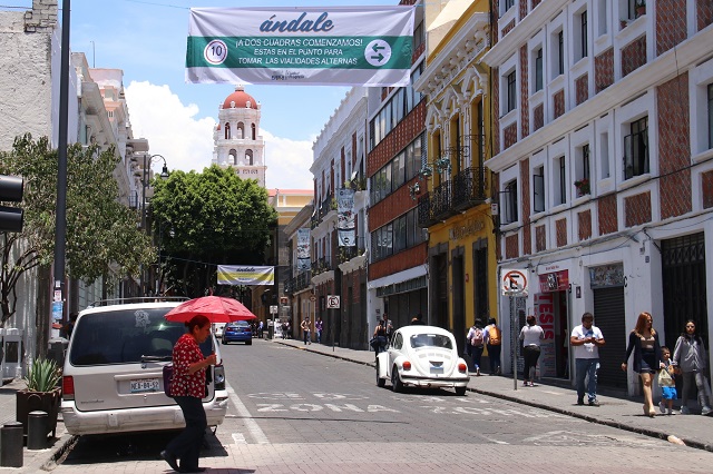 Molestia y caos vial genera programa Ándale en Puebla 