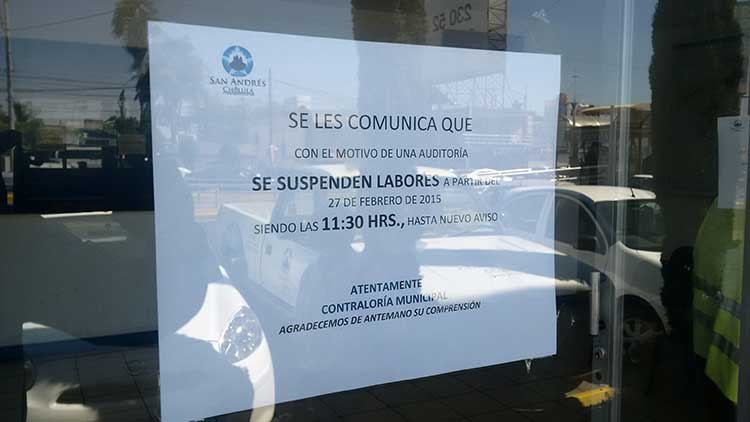 Trasciende separación de funcionarios por auditorías en San Andrés
