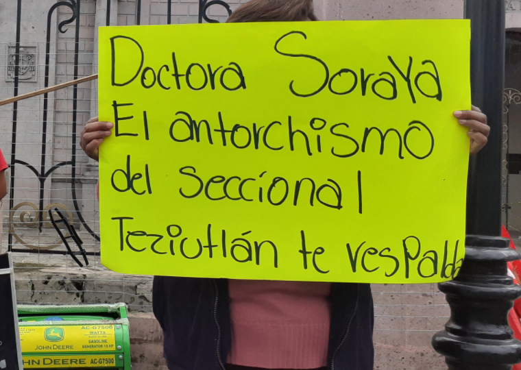 Líderes antorchistas en Teziutlán piden cese de persecución