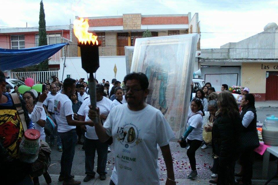 Arribará a Tehuacán la Antorcha Guadalupana este 16 de Septiembre