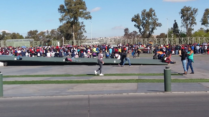 Marcha Antorcha en protesta porque IEE le negó registro como partido