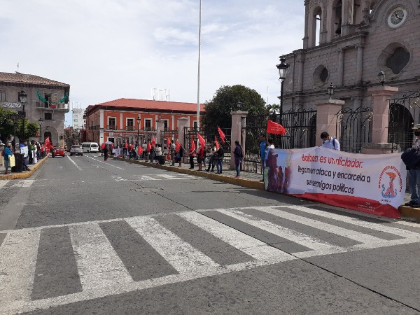 Integrantes de Antorcha Campesina en Teziutlán se dicen perseguidos políticos