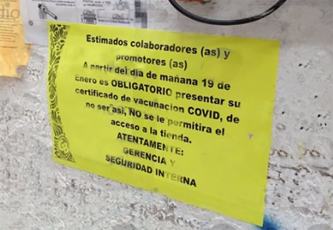 En Gran Bodega Amalucan ya piden certificado de vacunación para laborar