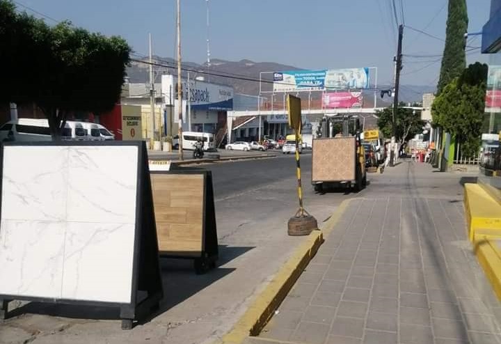Alistan sanciones por apartar lugares en vía pública de Tehuacán