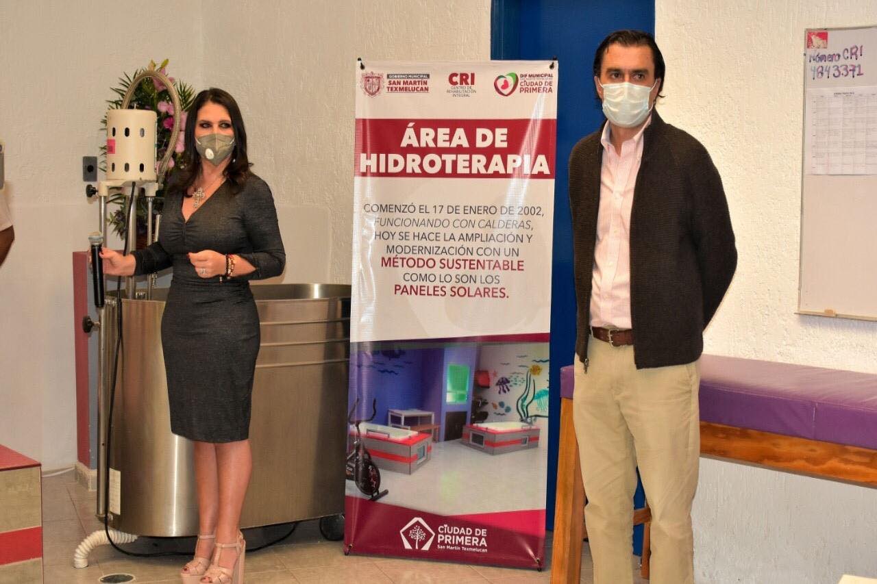 Modernizan área de hidrotearpia del CRI para los texmeluquenses