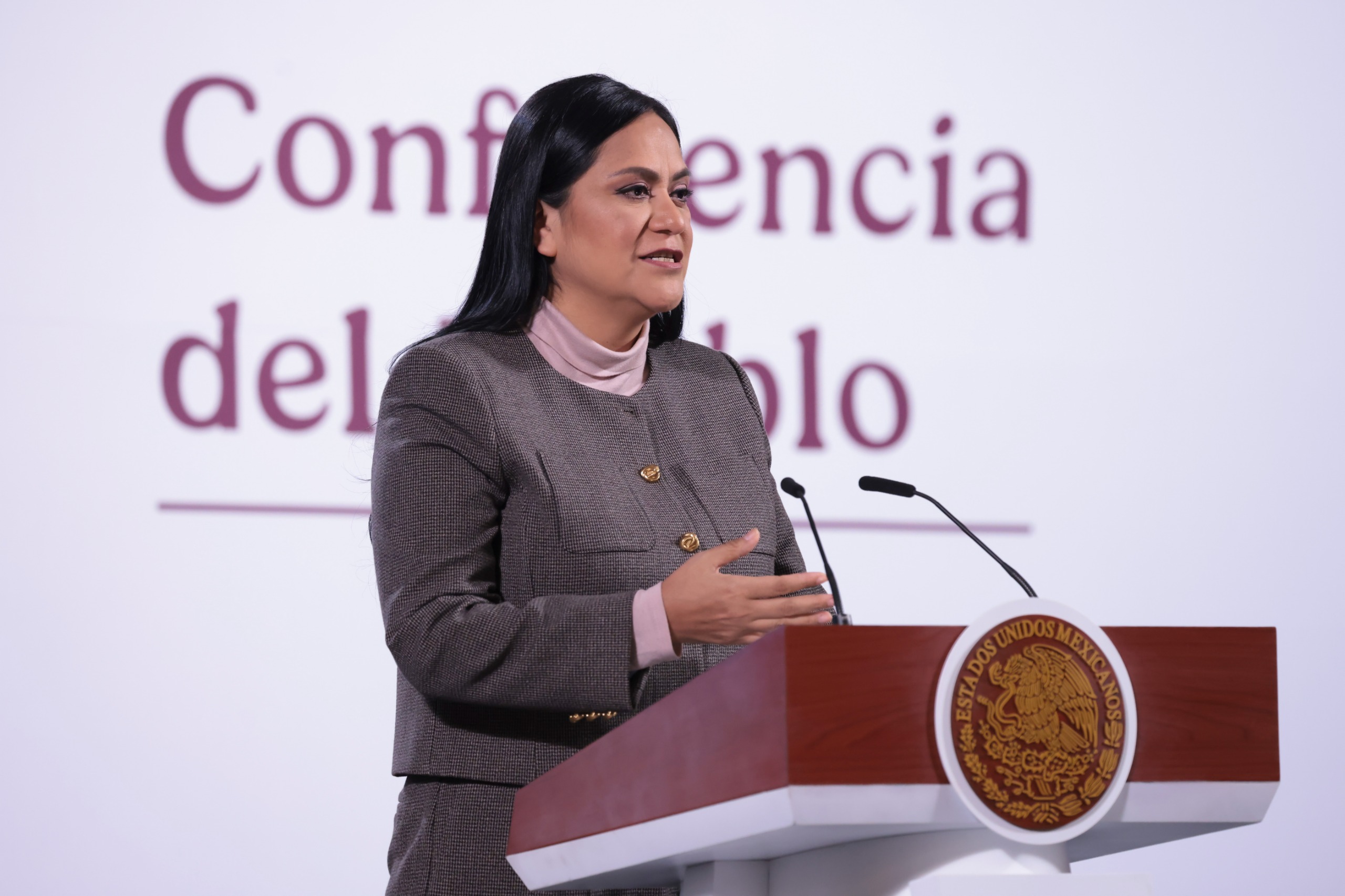 La secretaria de Bienestar presentó los avances de los nuevos programas