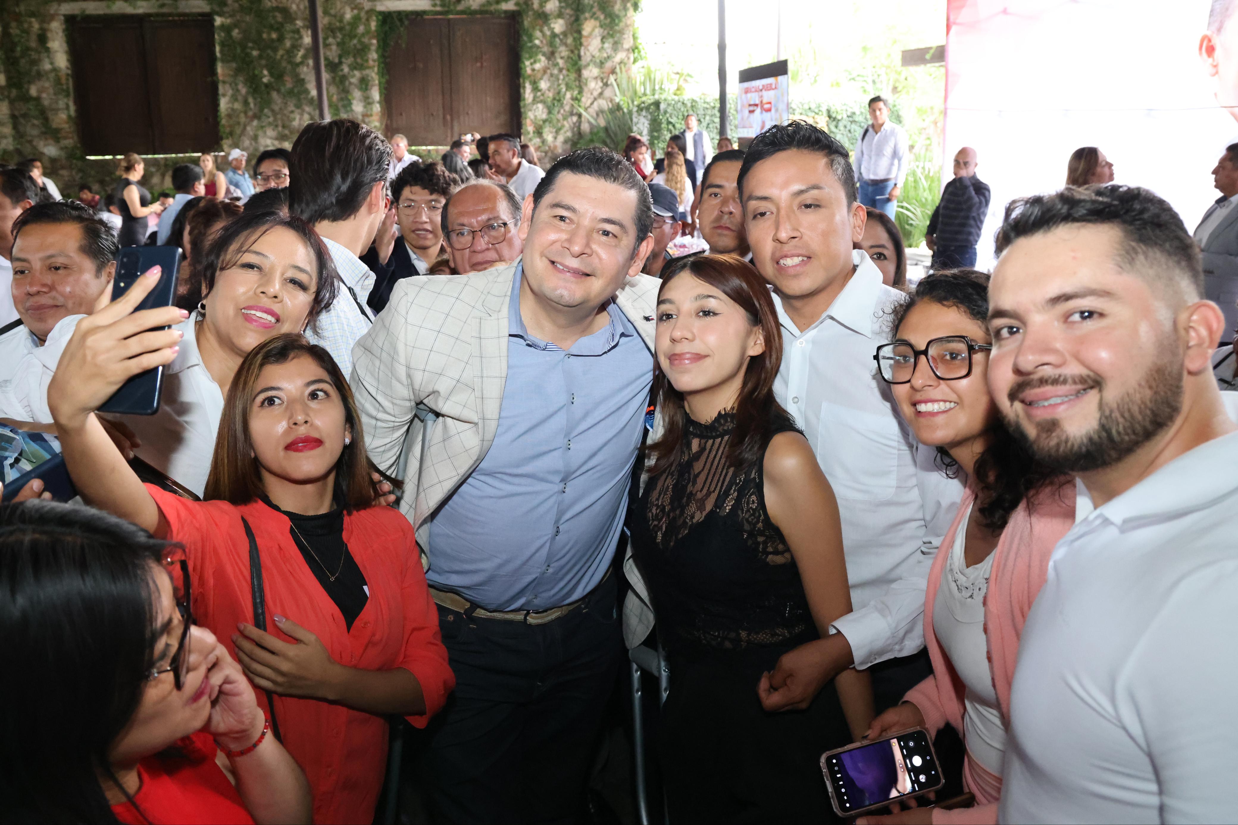 Anuncia Armenta gira de agradecimiento por los 26 distritos de Puebla