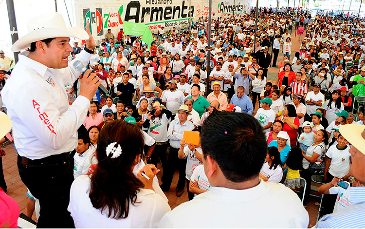 Armenta exige al INE castigar a ediles que violan ley