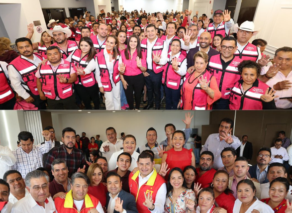 Transformación con unidad de la mano con la megacoalición: Armenta