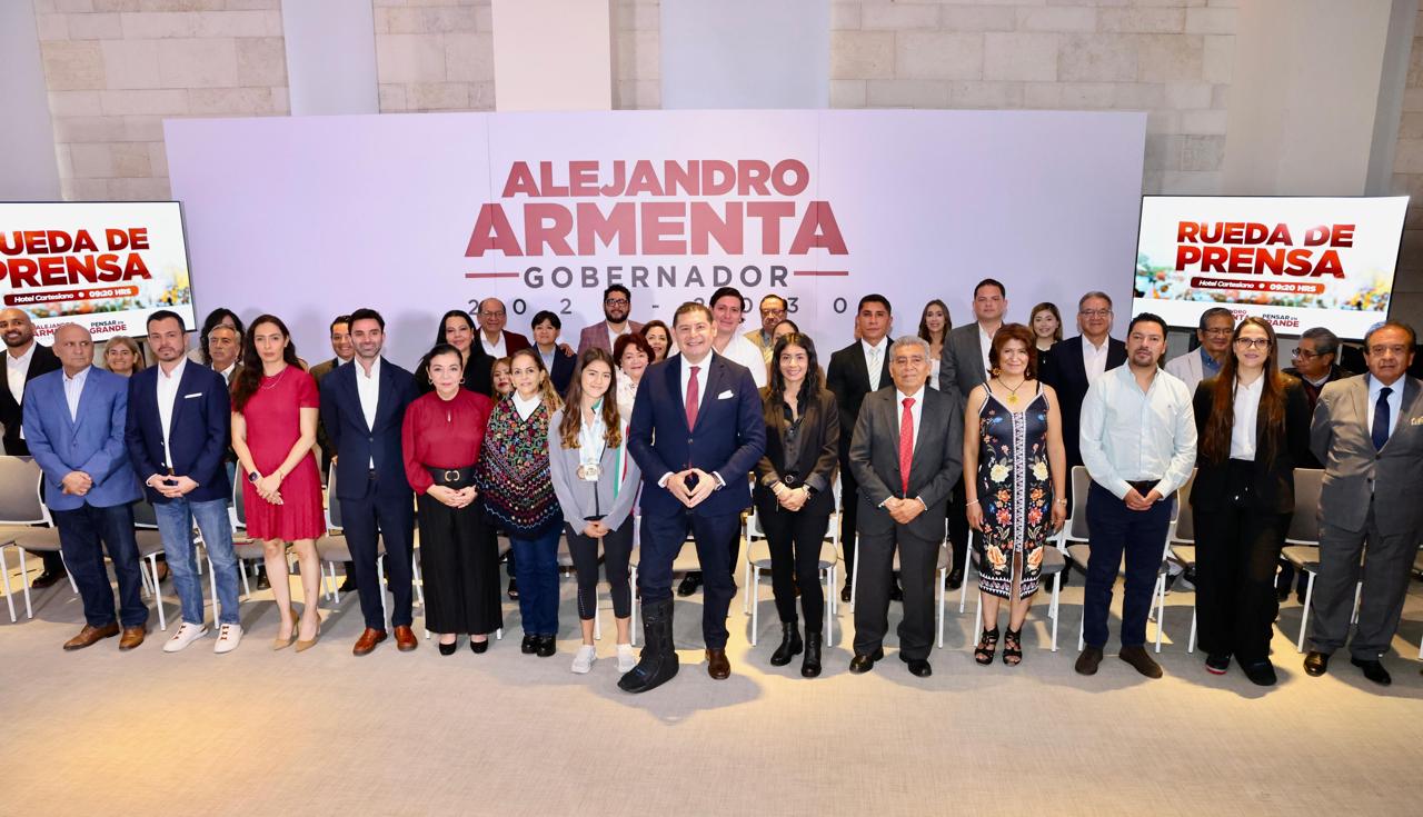 Armenta consolida la transición en Puebla con proyectos para un futuro humanista