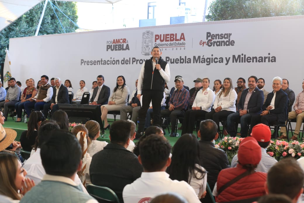 Armenta presenta el Proyecto Puebla mágica y milenaria