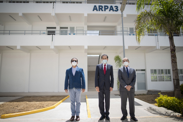 Inaugura rector de la BUAP Alfonso Esparza nuevo edificio para ARPA