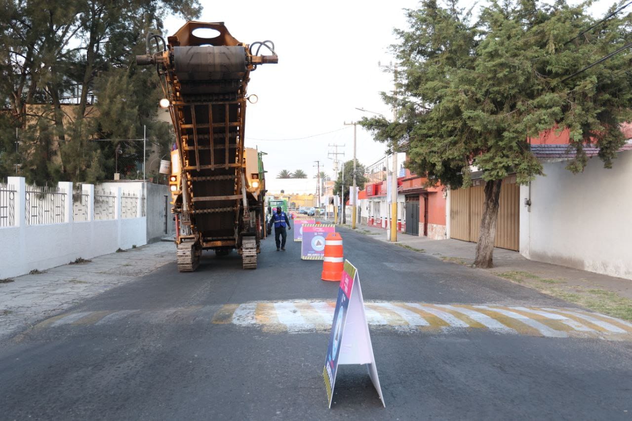 Ayuntamiento de Puebla rehabilita la 14 y 16 oriente