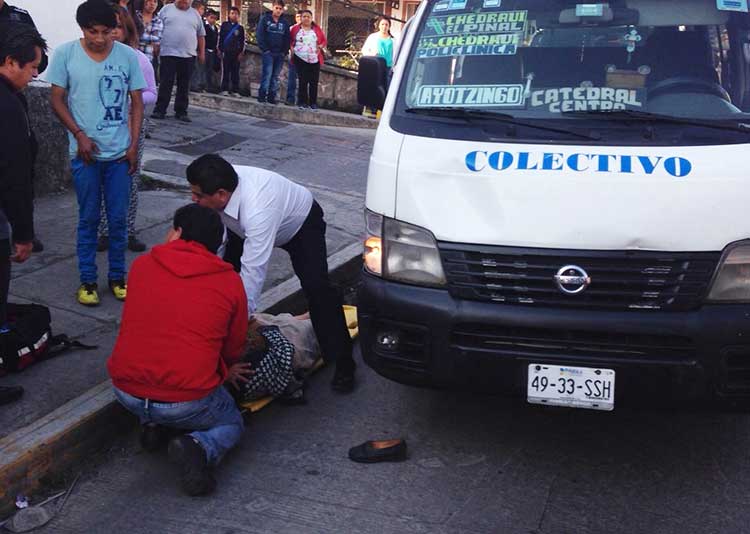 Atropellan a mujer cuando intentaba cruzar la Teziutlán-Nautla