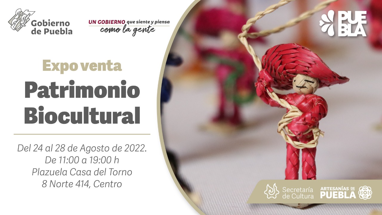 Alista Cultura expo-venta artesanal Encuentro de Patrimonio Biocultural