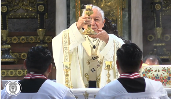 Arzobispo de Puebla encabeza la Celebración de Corpus Christi