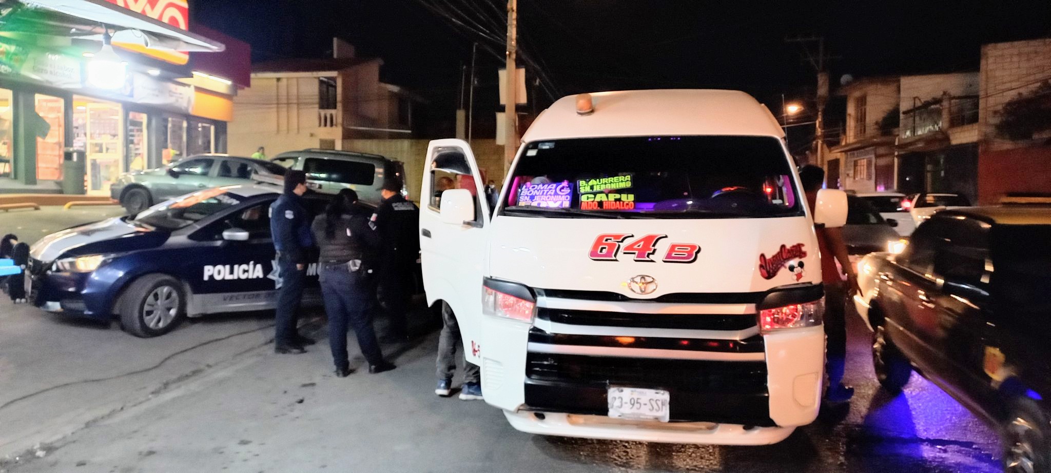 Se registran 3 asaltos al transporte público en Puebla en menos de 12 horas