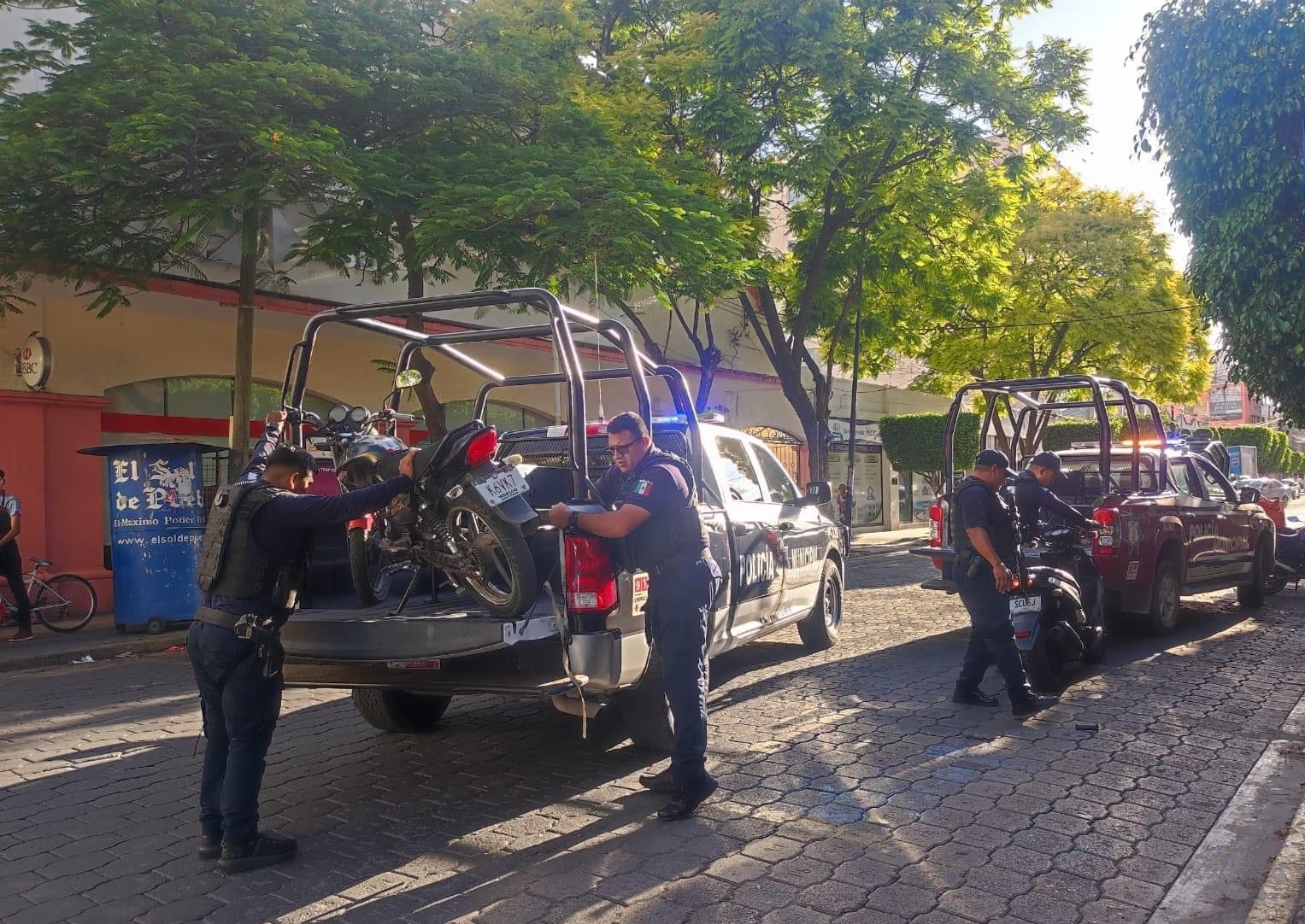 Policías frustran asalto a joyería en pleno centro de Tehuacán