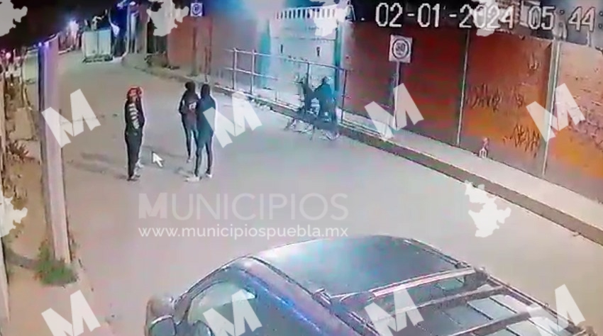 VIDEO En segundos le roban su bicicleta en Amozoc