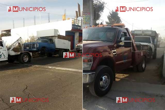 Decomisan en Texmelucan 6 camionetas utilizadas en robo de combustible