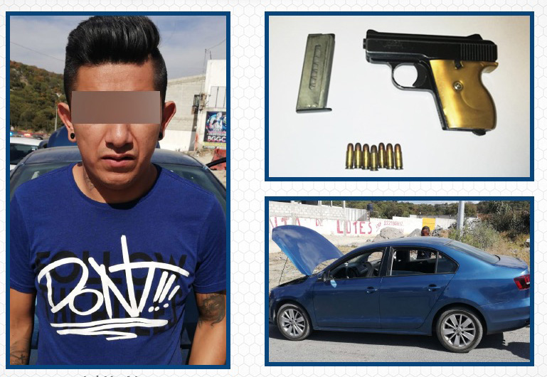 SSP detuvo en la colonia Clavijero a sujeto armado