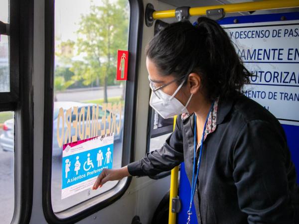 Da ultimátum SMT a transportistas poblanos para diferencias asientos preferenciales