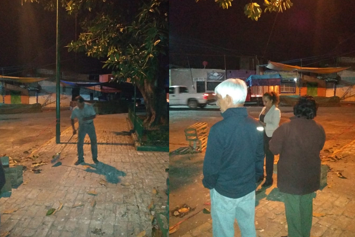 Con guardias nocturnos evitan acumulación de basura en Atlixco