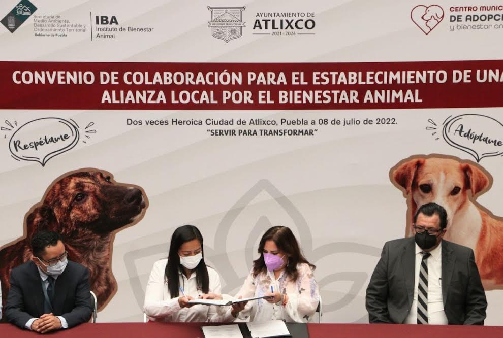 Medio Ambiente y Atlixco suman esfuerzos a favor del Bienestar Animal