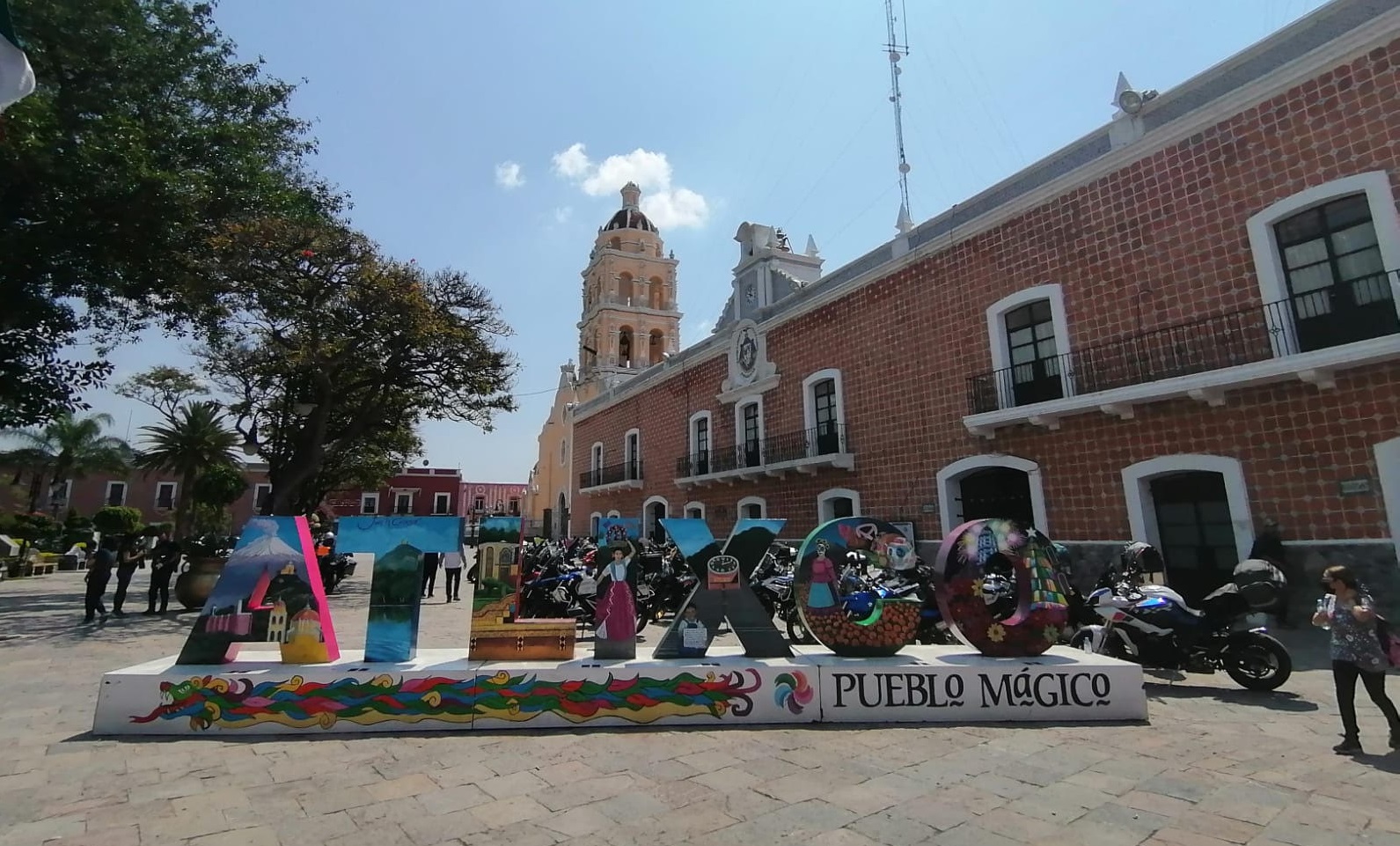 Bikers hacen caravana y promocionan Pueblo Mágico de Atlixco